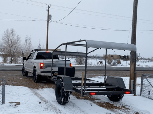 Taking the trailer home
